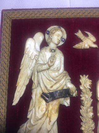 Anunciación Nacimiento Jesucristo Relieve