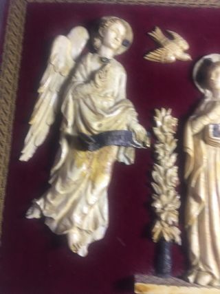 Anunciación Nacimiento Jesucristo Relieve