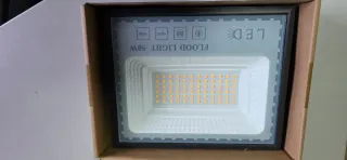 Foco LED Exterior Negro