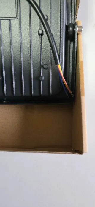 Foco LED Exterior Negro