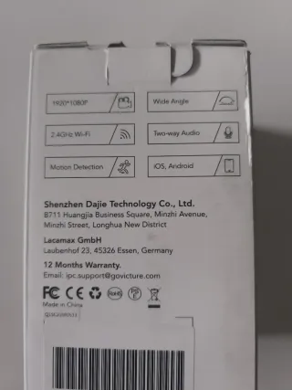 Cámara Vigilancia Victure WiFi 1080p