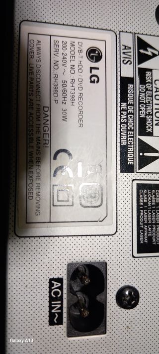 Grabador DVD con Disco Duro