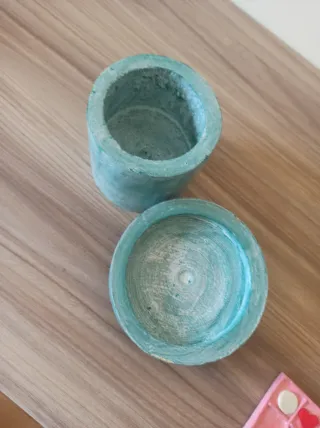 Caja decorativa flor girasol años 90