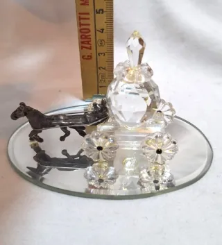 Carrozza Cristallo Vintage con Cavallo