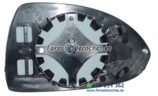 Cristal Espejo Retrovisor Izquierdo Asférico Opel