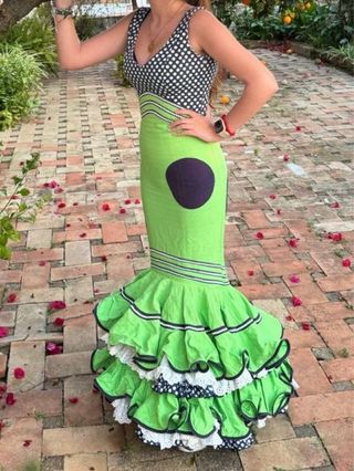 Traje de flamenca Manuela Macías