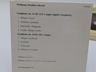 Mozart Sinfonías 5CD Classical Gold