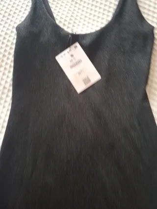 Vestito Bershka nero e argento