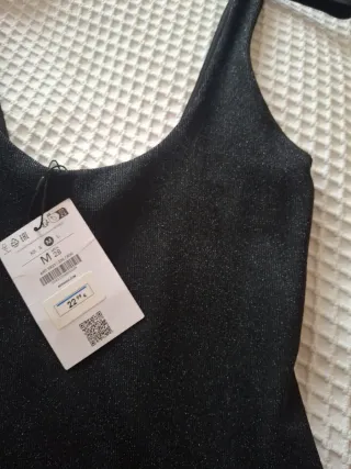 Vestito Bershka nero e argento