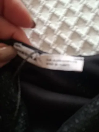 Vestito Bershka nero e argento