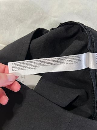 Shorts neri con bottoni decorativi - Taglia L