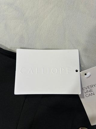 Shorts neri con bottoni decorativi - Taglia L