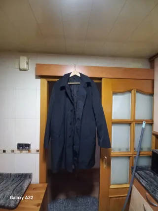 Gabardina Negra Hombre Nueva