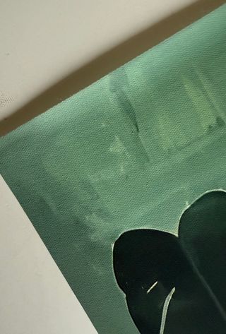 Poster Tela Gatto Nero in Vasca 30x40