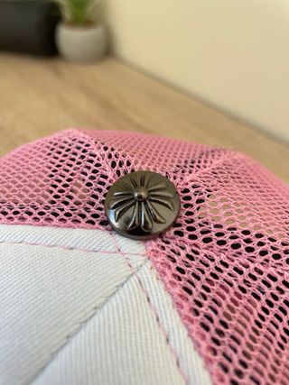 Chrome Hearts Gorra Beisbol Cap CH Rosa Cruces