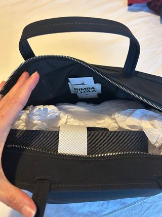 Bolso shopper Bimba y Lola negro.