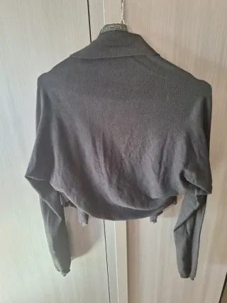 Coprispalle Twin Set nero con rouches taglia M/L