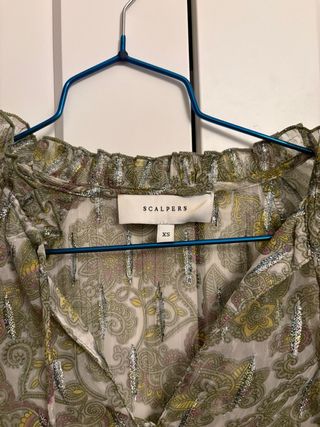 Blusa Scalpers Estampada Verde