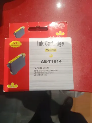 Tinta Impresora AE AE-T1814 Amarilla XL