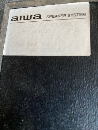 Altavoces Aiwa SX-Z1303 6 ohm