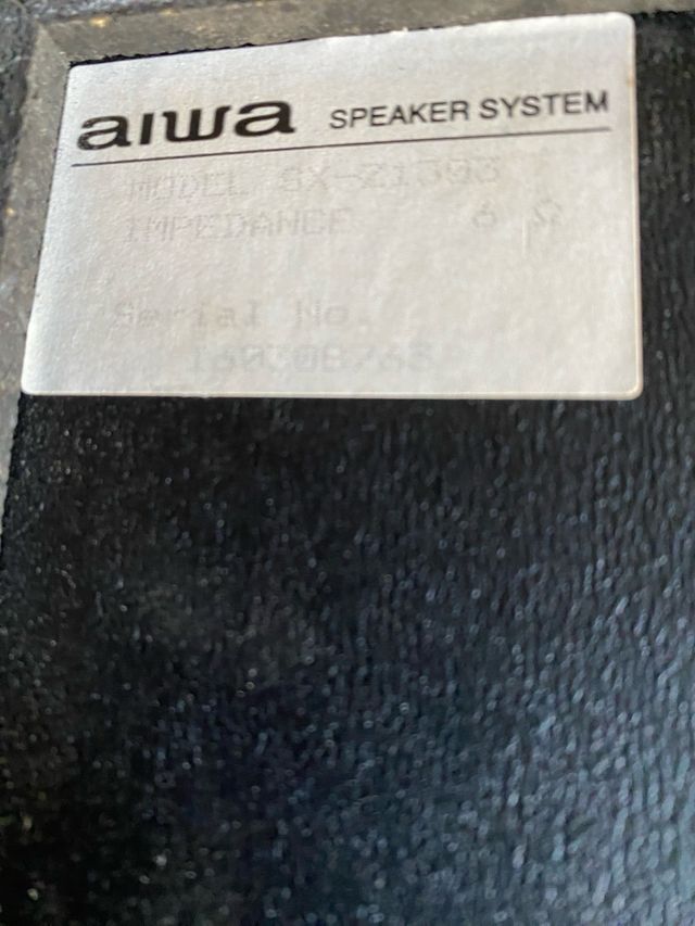 Altoparlanti Aiwa SX-Z1303 6 ohm