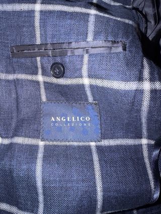 Giacca uomo Boggi a quadri blu