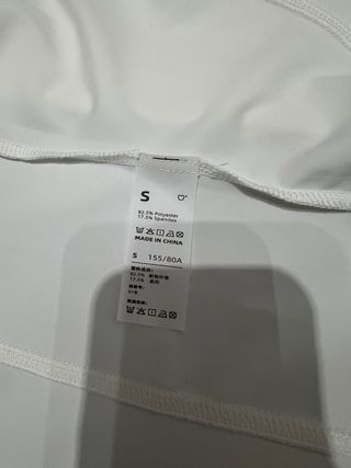 Conjunto deportivo blanco y negro sin estrenar