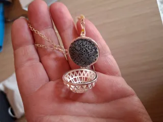 Collana donna con ciondolo sfera