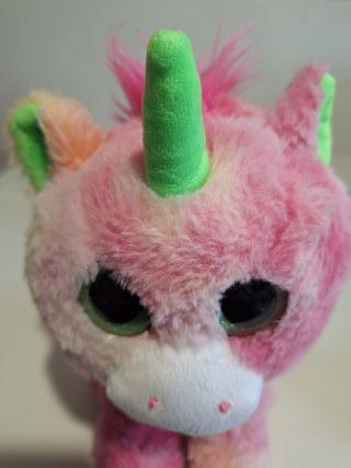 Peluche Unicornio Rosa 22cm