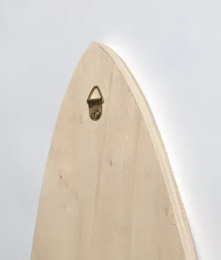 Tabla Decorativa Estilo Surf (Line Wave Sunset)