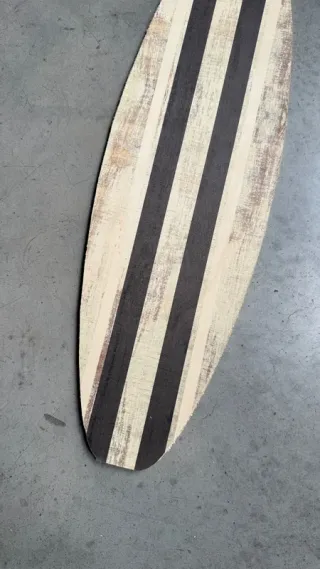 Tabla Decorativa Estilo Surf (Line Wave Sunset)