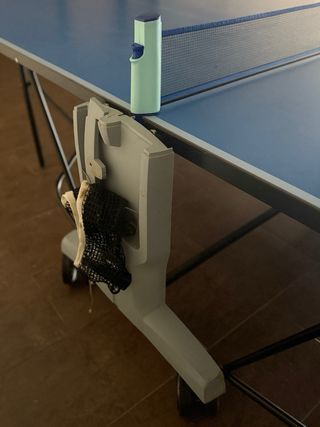 Mesa de ping pong azul