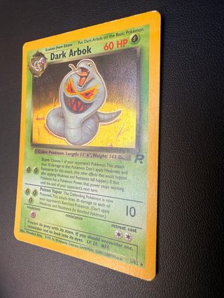 Dark Arbok 2/82 Holo Team Rocket Pokémon TCG