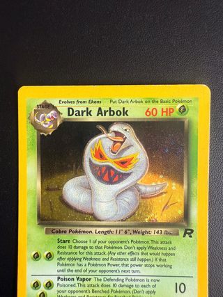 Dark Arbok 2/82 Holo Team Rocket Pokémon TCG