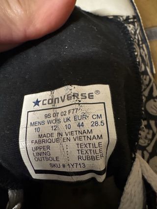 Converse All Star Talla 44