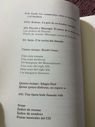 Sinfonía gastronómica: (música, eros y cocina)