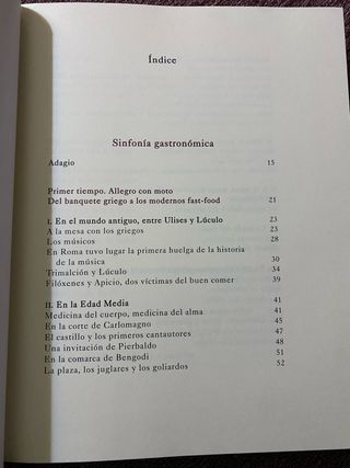 Sinfonía gastronómica: (música, eros y cocina)