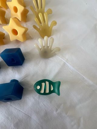 Lote Pomos Puerta Estrellas Manos Bloques Peces