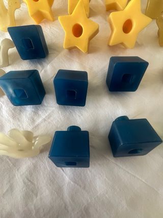 Lote Pomos Puerta Estrellas Manos Bloques Peces