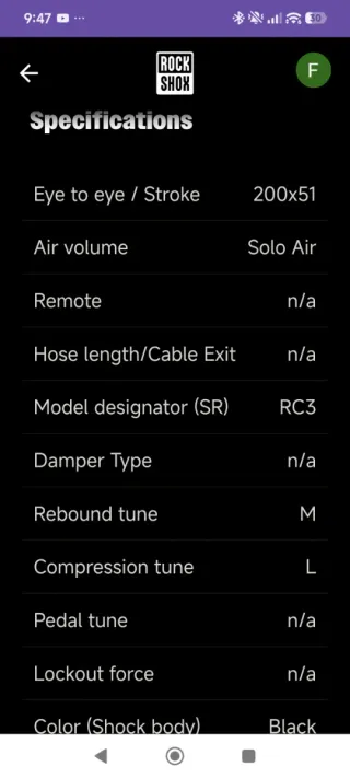 Amortiguador Rock Shox Monarch + RC3 200x51 nuevo.