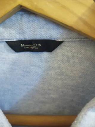 Polo Massimo Dutti Azul Talla XXL