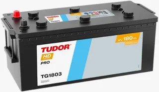 Batería Tudor HD PRO 180Ah Izquierda