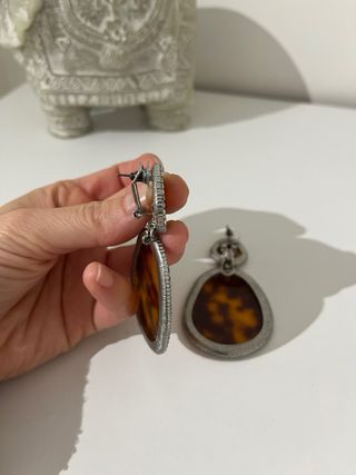 Pendientes Tortoise con Cristales