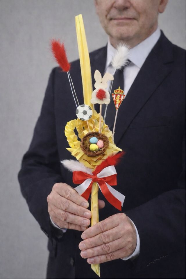 Palma de Ramos del Sporting de Gijón para padrino