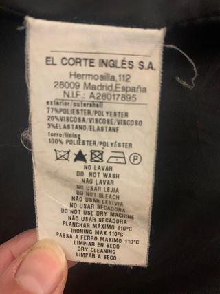 Chaqueta negra mujer