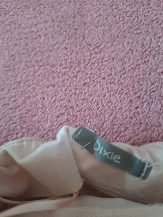 Abito rosa cipria con fiocco Dixie S / M