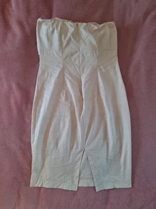 Abito rosa cipria con fiocco Dixie S / M