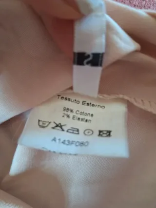 Abito rosa cipria con fiocco Dixie S / M