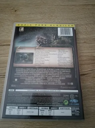 Trilogía El Señor de los Anillos DVD 2 discos