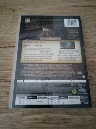 Trilogía El Señor de los Anillos DVD 2 discos